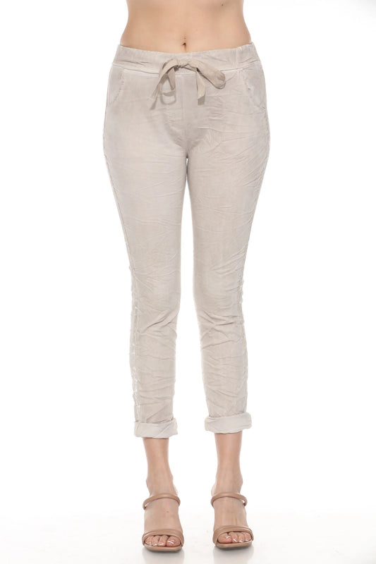 Anna Stretch Pant Beige