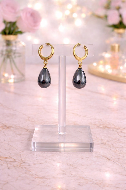 Stone Drop Earrings