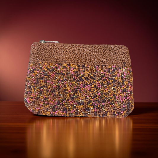 Multi Color Beaded Bag