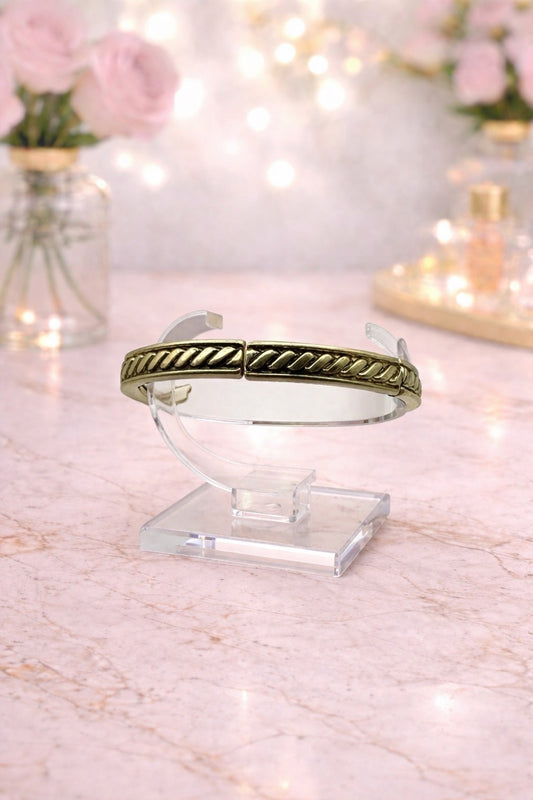 Burnished Gold Twist Bracelet