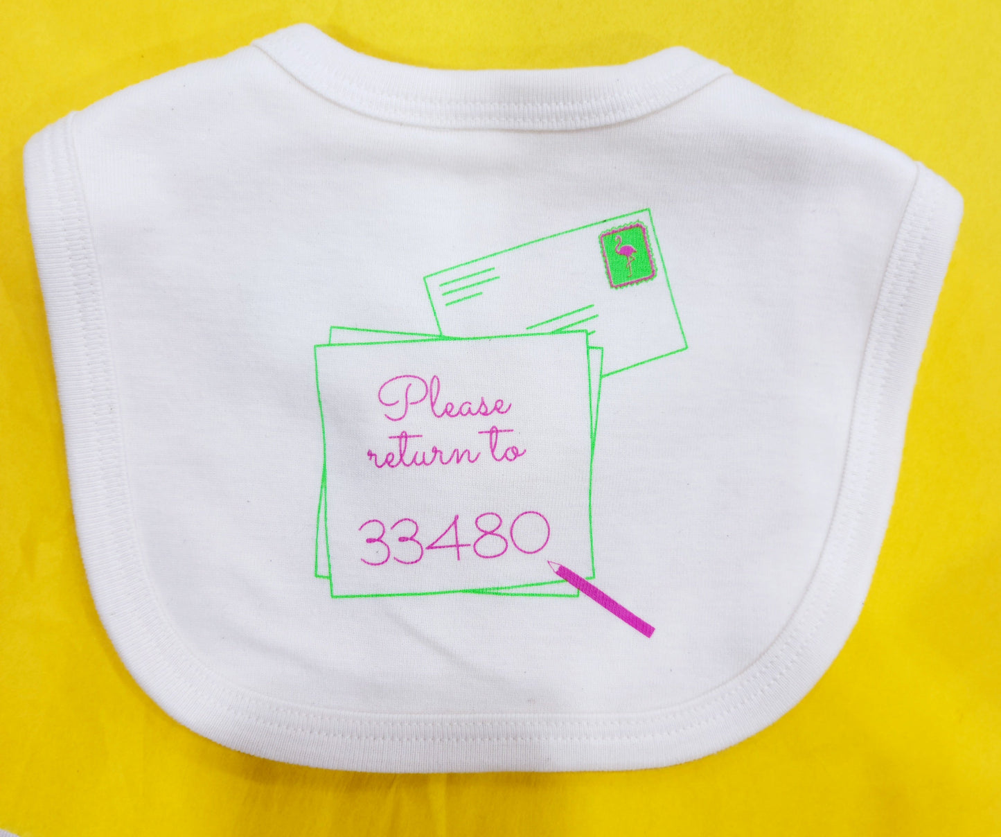 Palm Beach Baby Bib