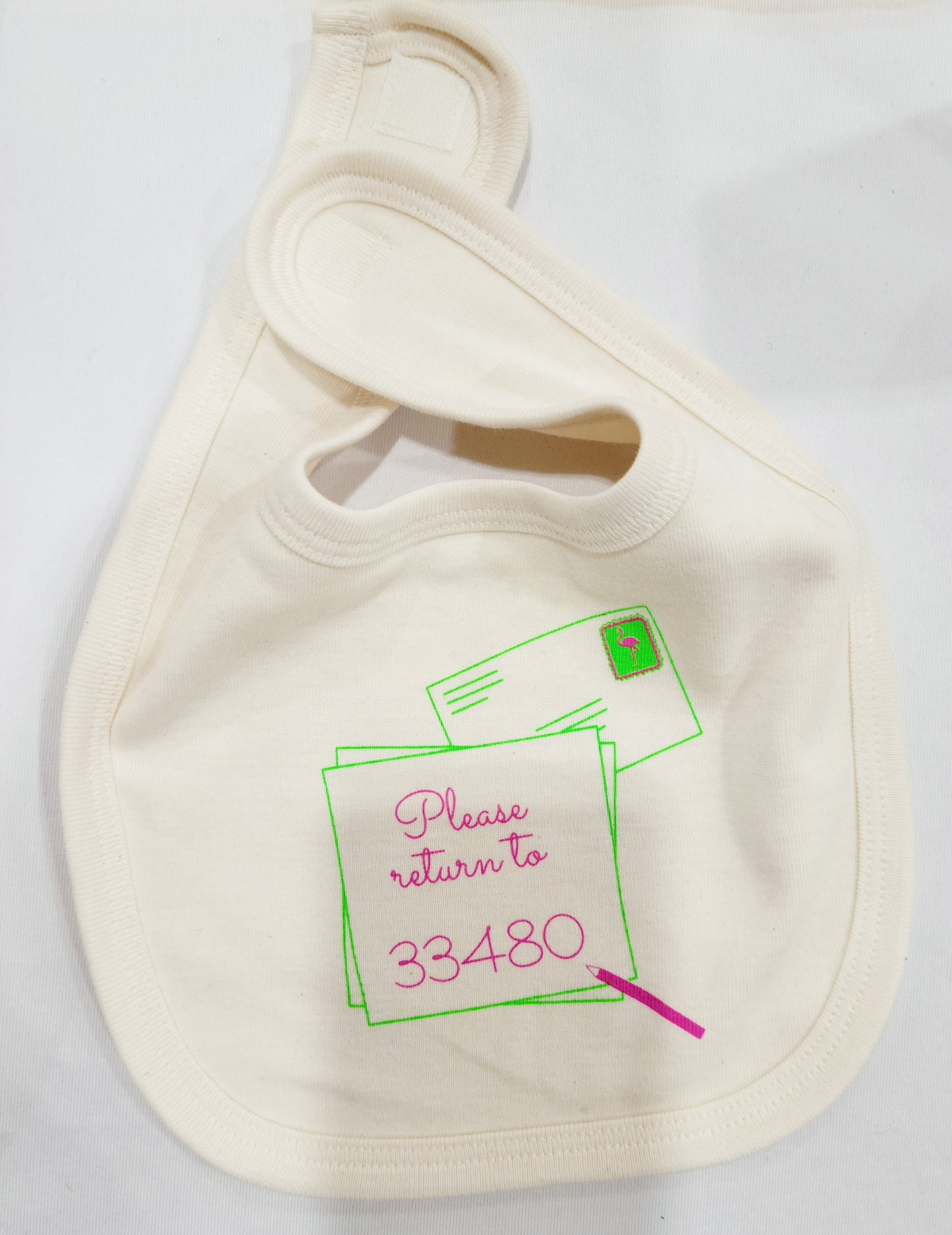 Palm Beach Baby Bib