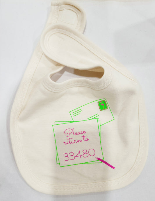 Palm Beach Baby Bib