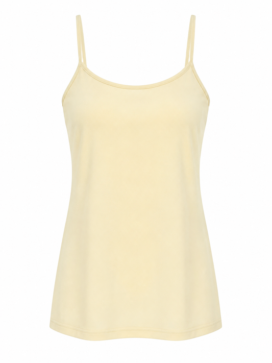 Ava Essential Cami Top O/S - Cream