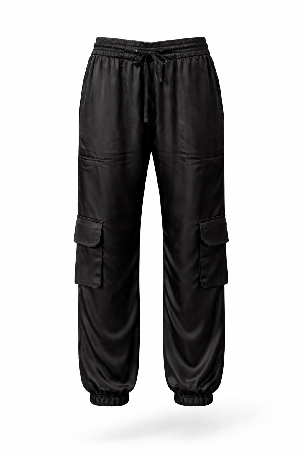Elle Satin Cargo Pants