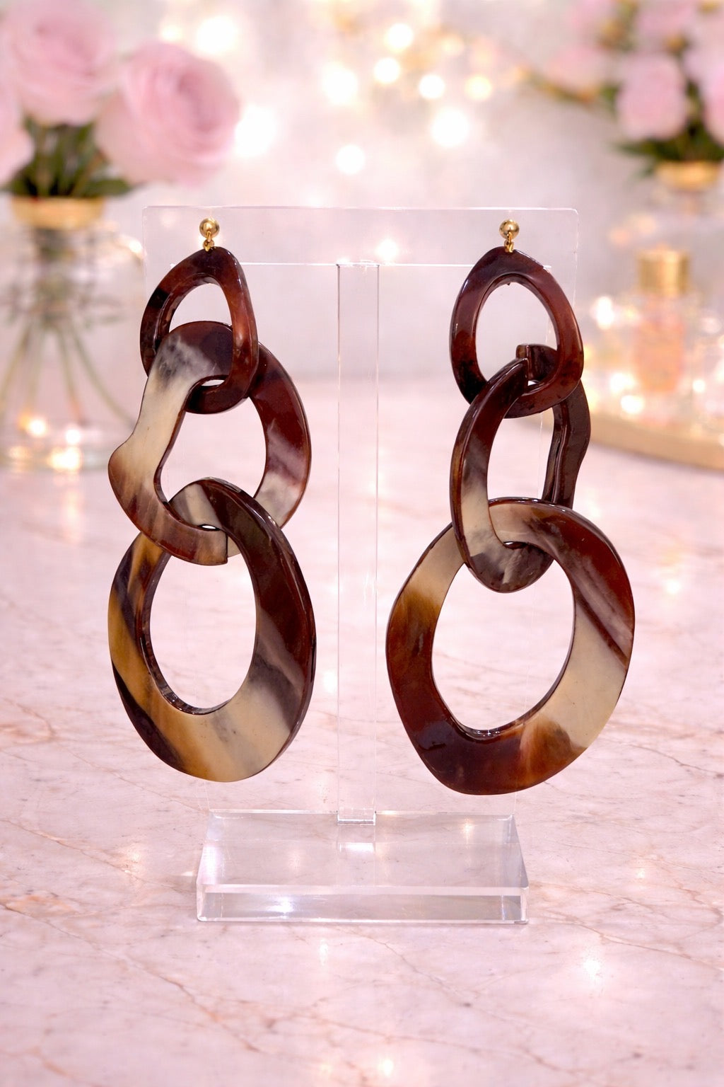 Brown Mix Earrings