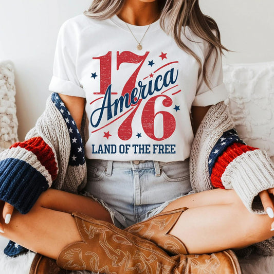 1776 America Tee - White