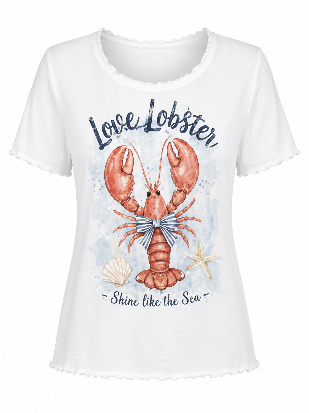 Indigo Blue - Lucky Lobster Top *Preorder*