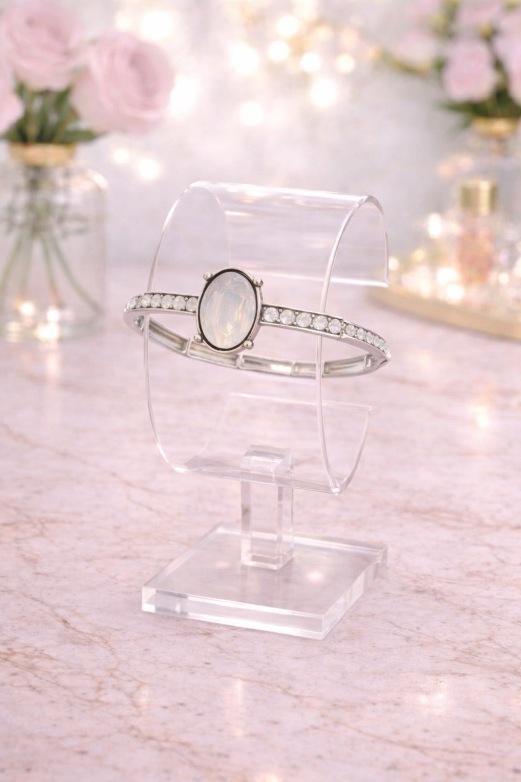 Opal Silver Bracelet