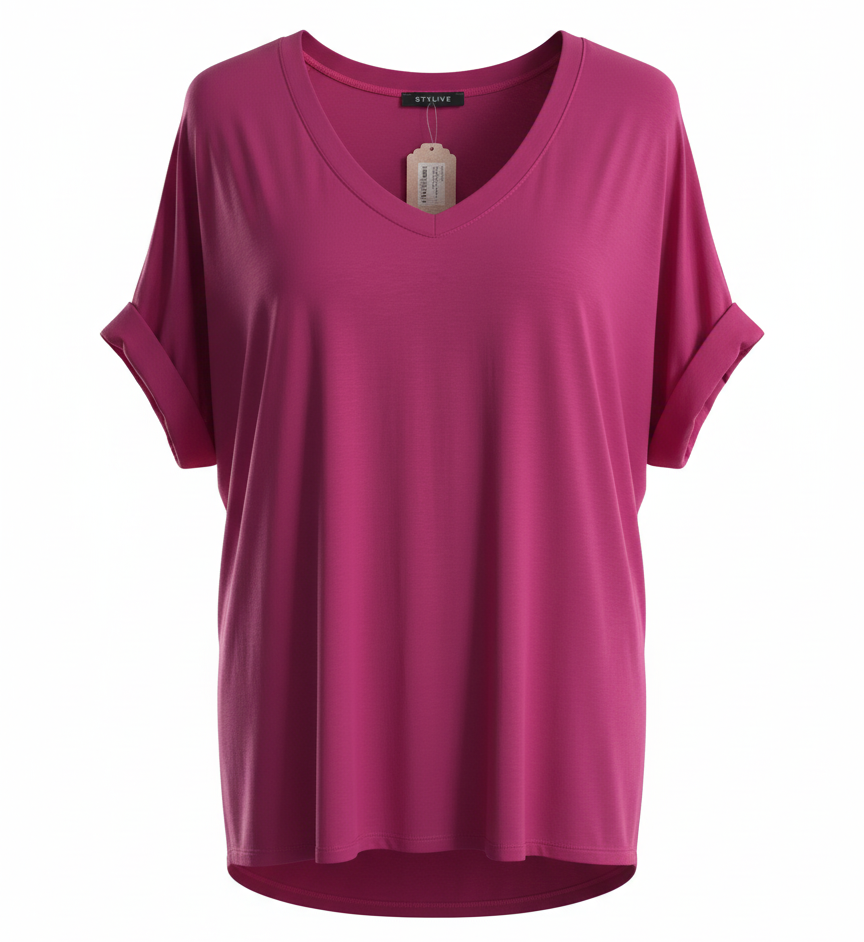 Lou Tshirt Fuchsia