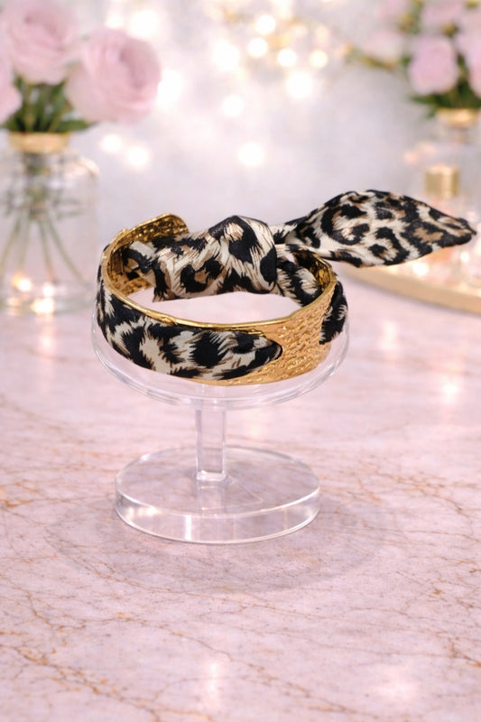 Leopard Scarf Bracelet
