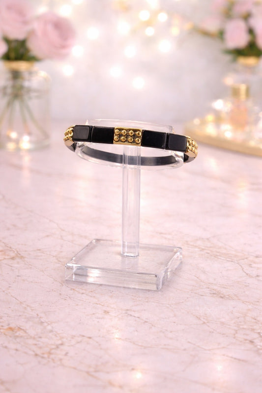 Black and Gold Bracelet