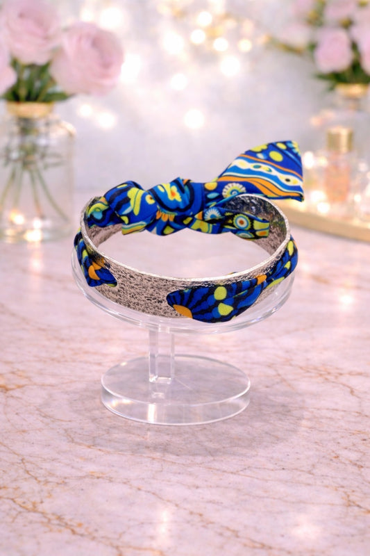 Blue Scarf Bracelet