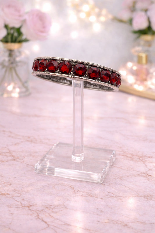 Dark Red Stone Bracelet
