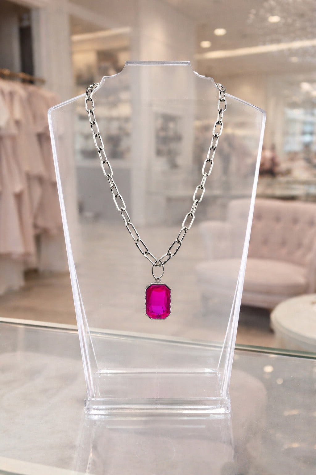 Hot pink Necklace