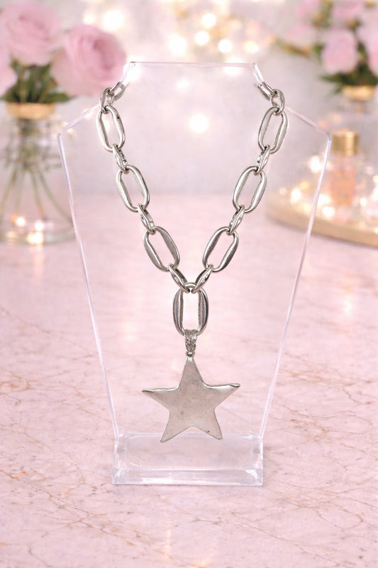Silver Star Necklace