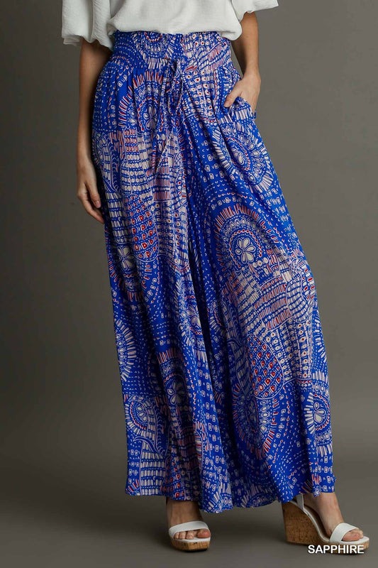 Malia High Waist Pants Sapphire