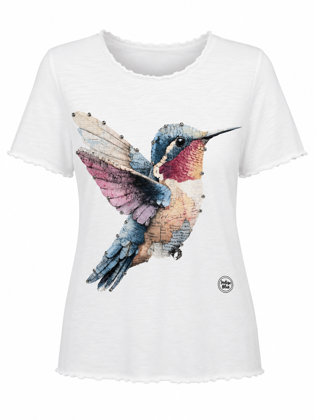 Indigo Blue - Happy Hummingbird Top *Preorder*