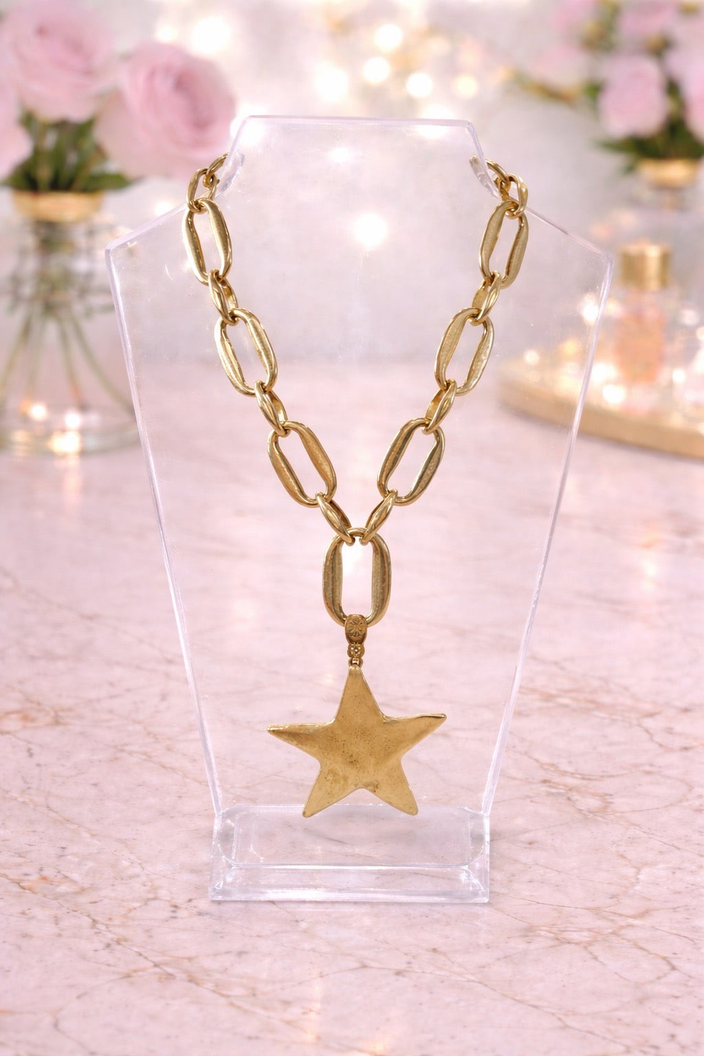 Gold Star Necklace