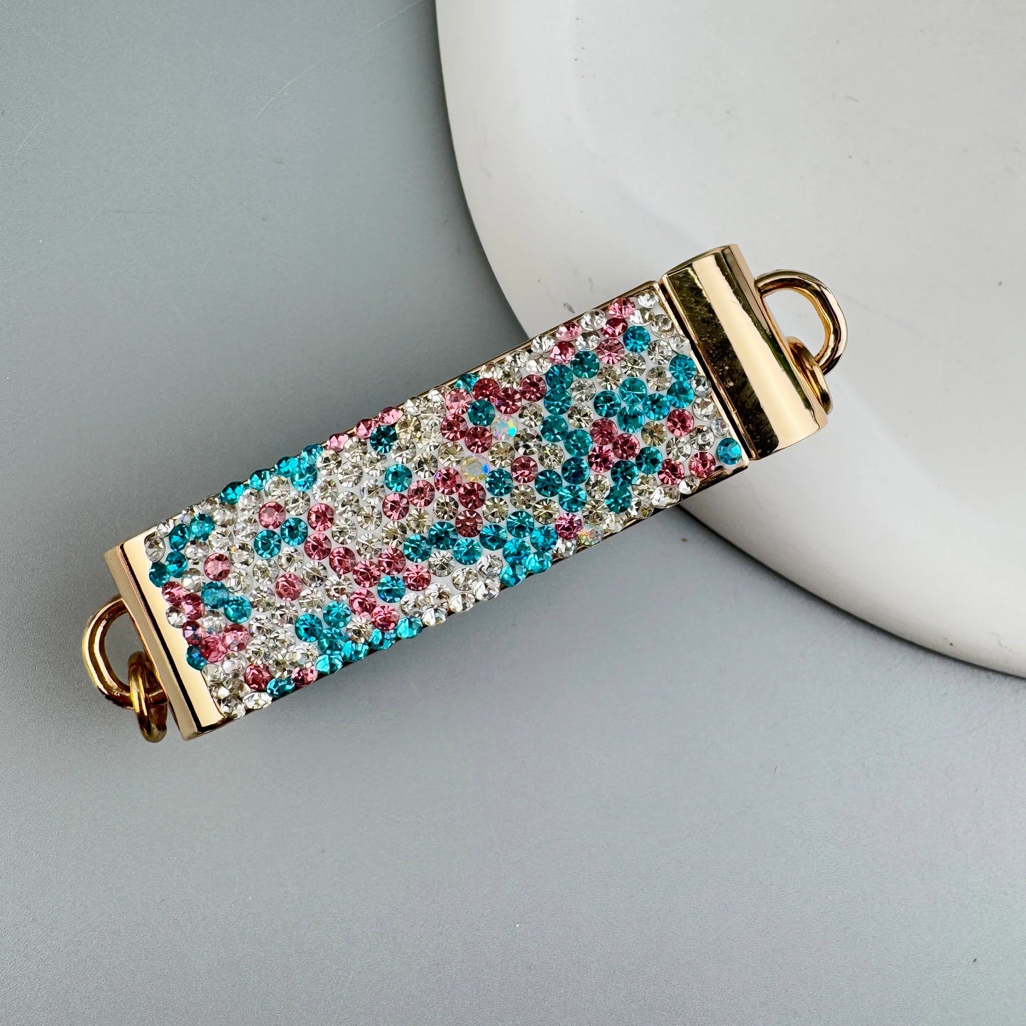 Multi-2 AB Rhinestone Crossbody Phone Lanyard