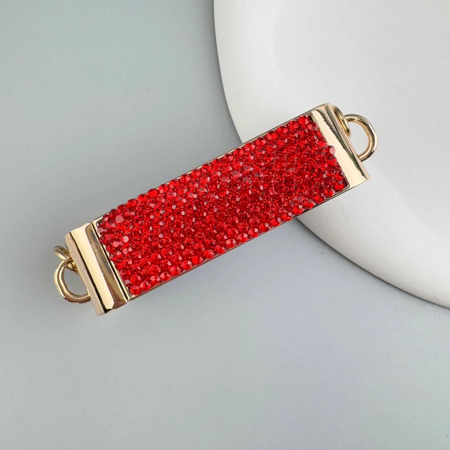 Red Rhinestone Crossbody Phone Lanyard