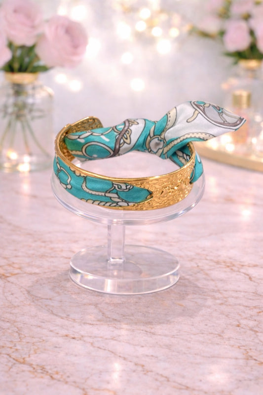 Turquoise Scarf Bracelet