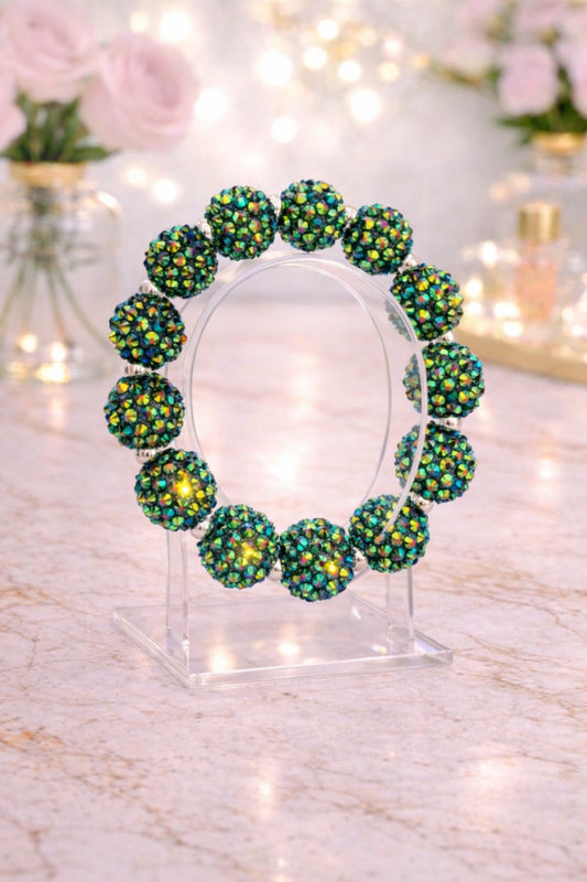 Volcano Stone Large Bead Bracelet