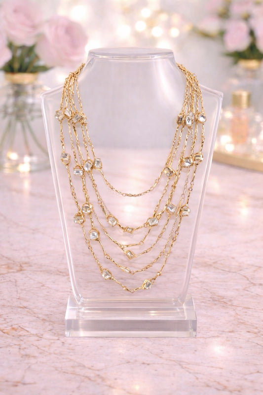 Crystal Layer Necklace