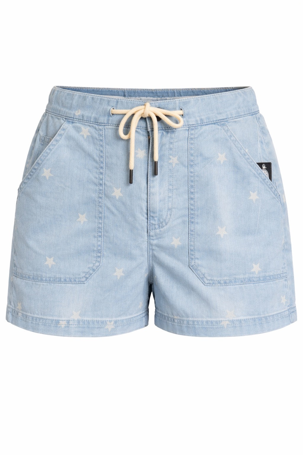Buffy Star Print Drawstring Shorts