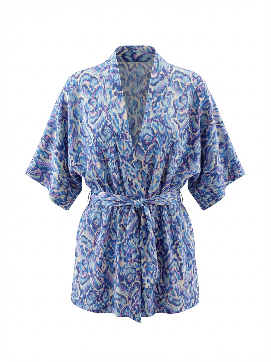 Jumper - Blue & Pink Short Jumper - Small
