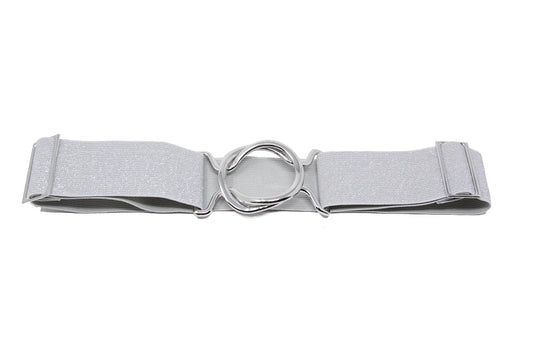 Silver Stretch Belt