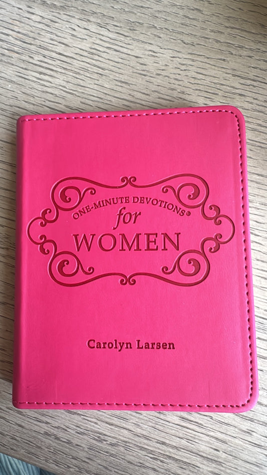 Devotional Book for Woman Pink