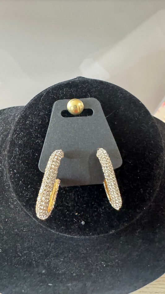 E21 Crystal Cuff Earrings