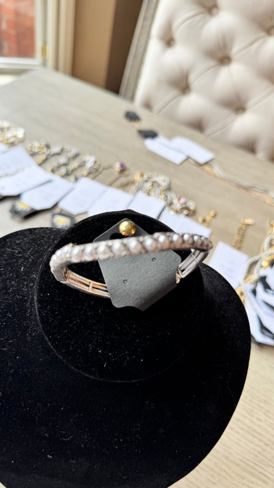 B19 Silver Bubble Bracelet