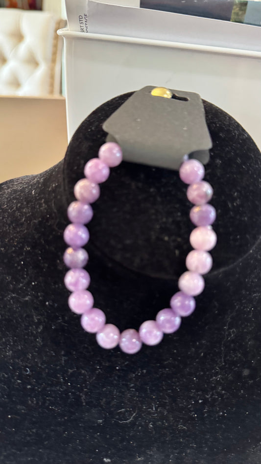B14 Lilac Bead Bracelet