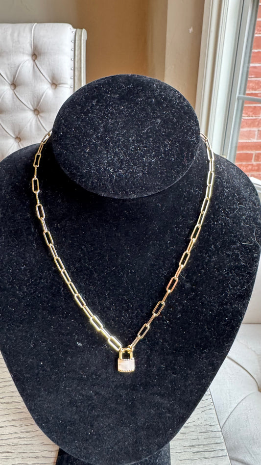 N12 Lock Necklace