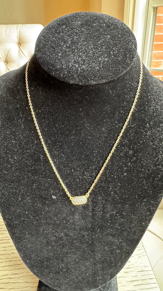 N23 Dainty Crystal Necklace