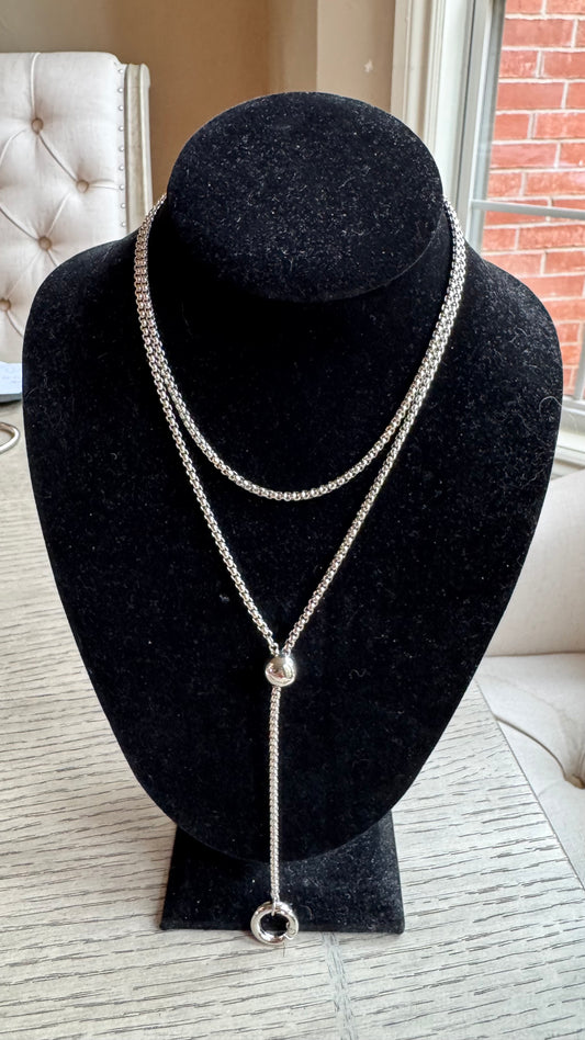 N27 Silver Necklace