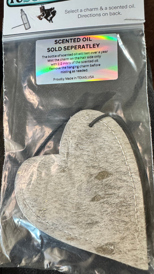 Heart Car Freshener Charm
