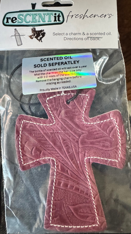 Cross Car Freshener Charm