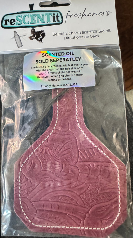 Ear Tag Car Freshener Charm