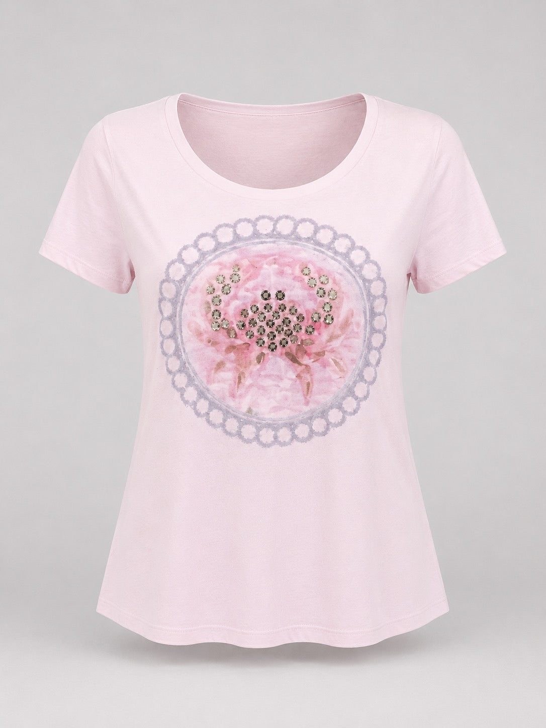 Indigo Blue - Pink Coastal Crab Top *Preorder*