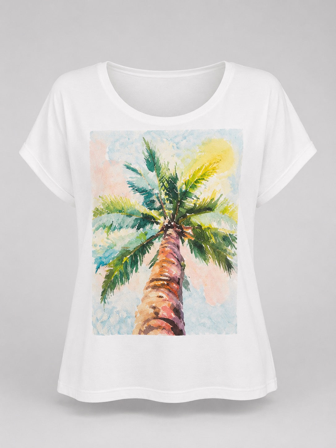 Indigo Blue - Palm Tree Vibes Top *Preorder*