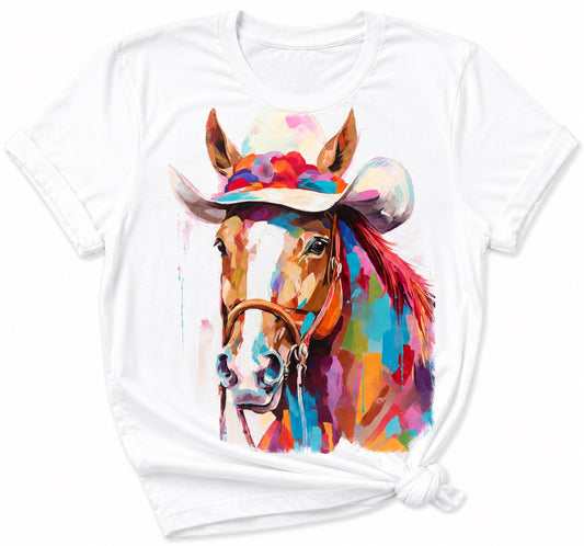Indigo Blue - Painted Wild Horse Top *Preorder*
