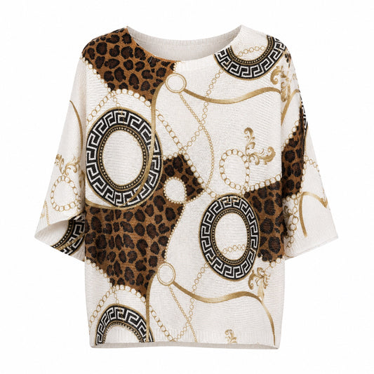 Citia Bloom Mesh Top Chain Leopard O/S