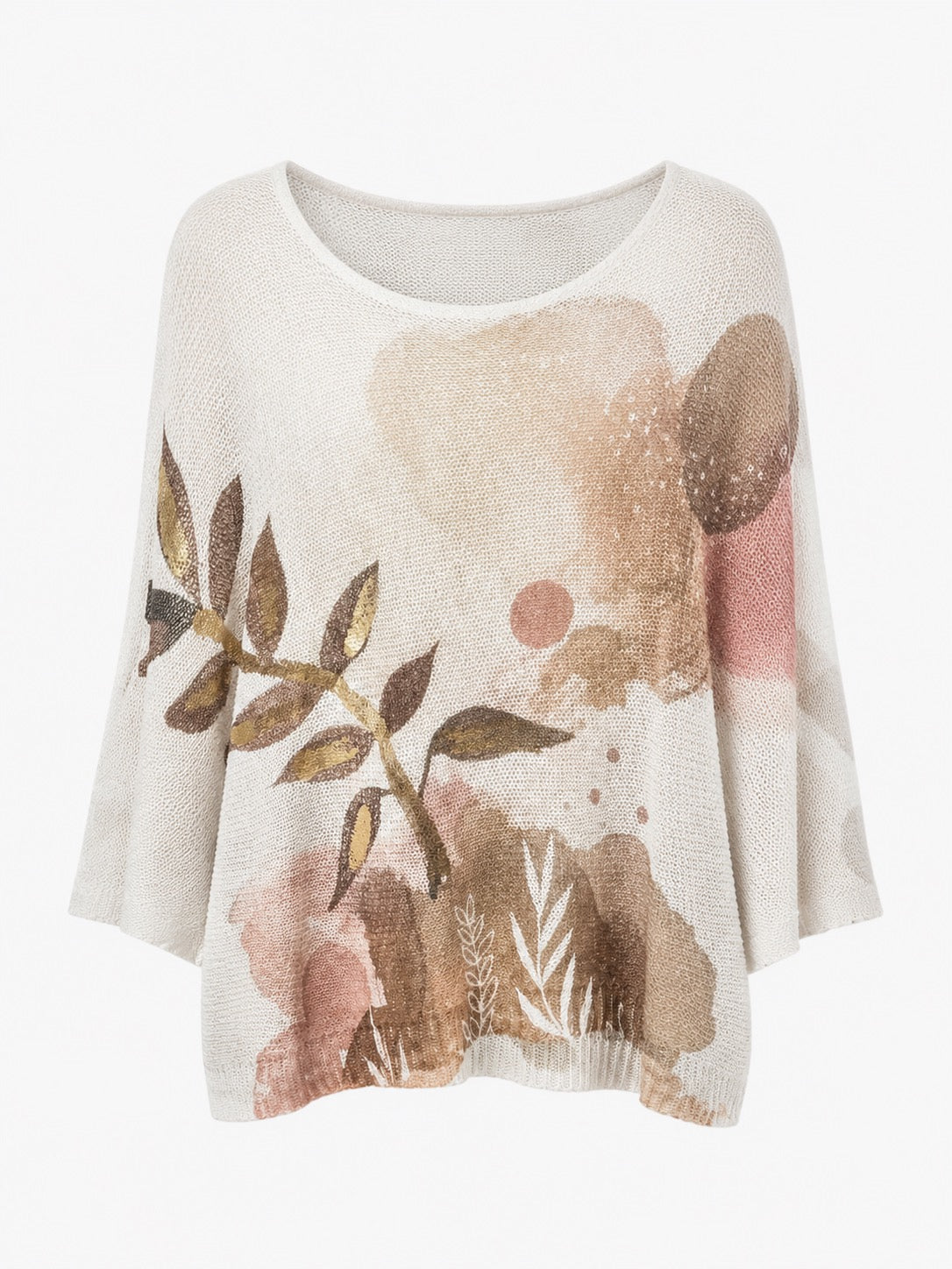 Citia Bloom Mesh Top Antique Floral O/S