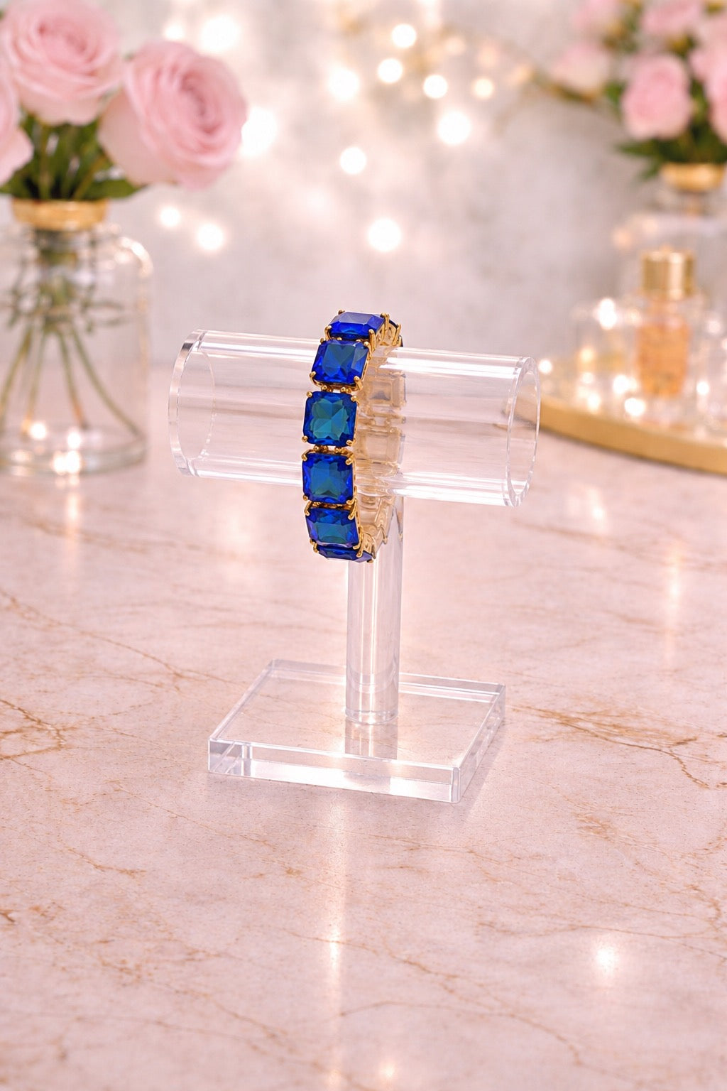 Sapphire Statement Stone Bracelet