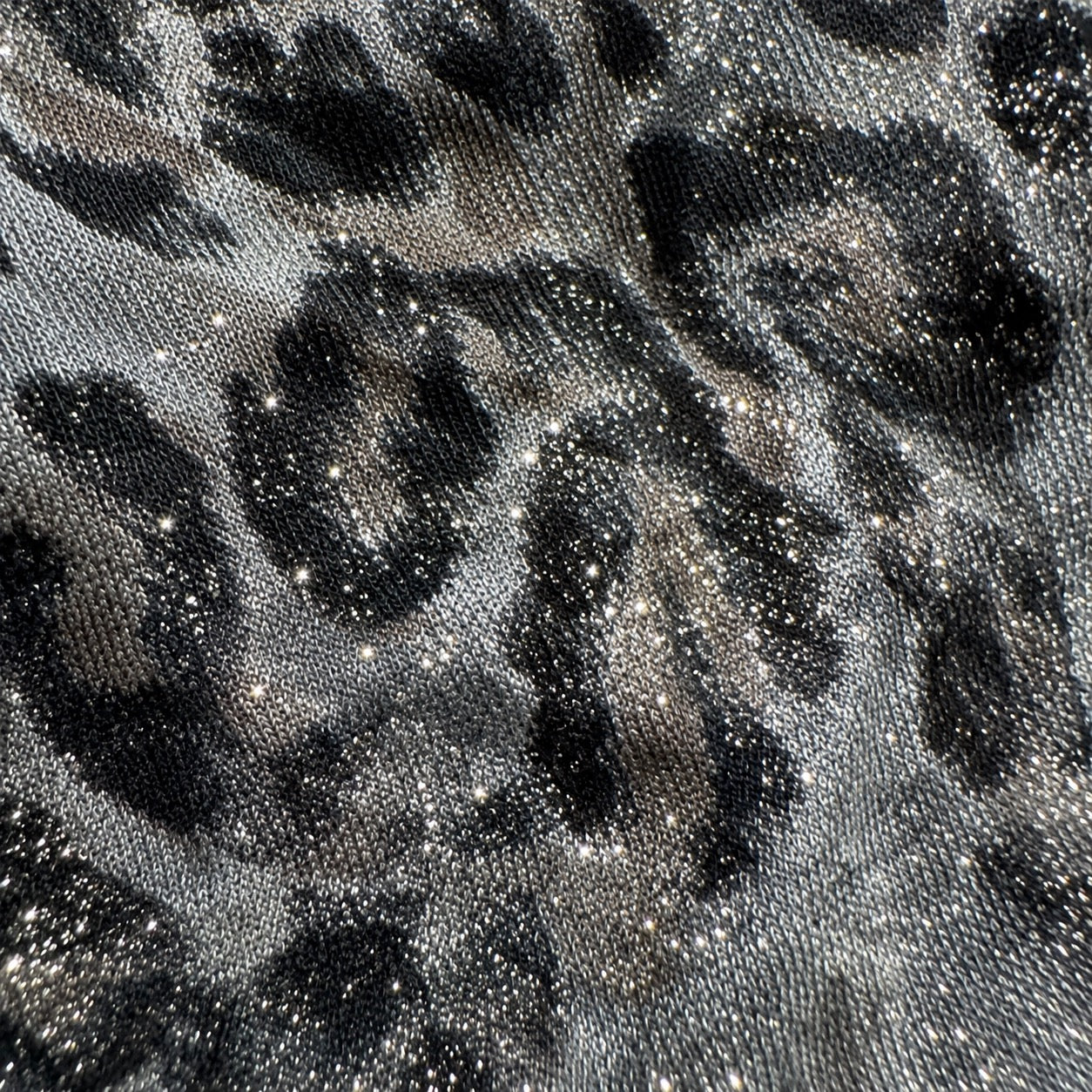 Janna Animal Print Grey Stretch Pant