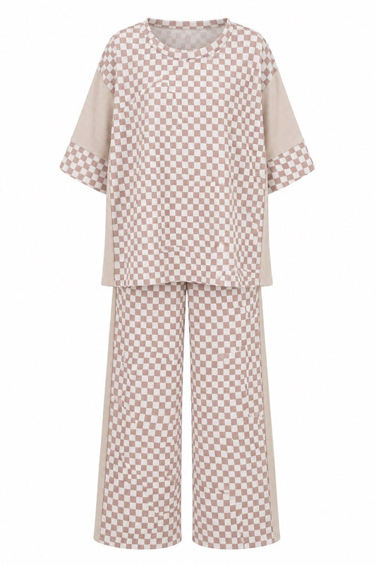 Emily Set Taupe / Cream