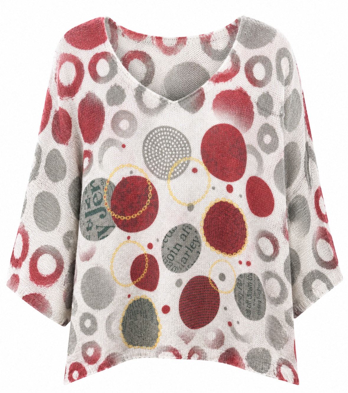 Rosina Print Sweater Polka Dot